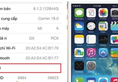 Sửa iPhone 5,5S,5C bị mất imei