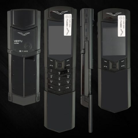 Điện thoại Vertu K9+ Lưng đá Đen Tuyền